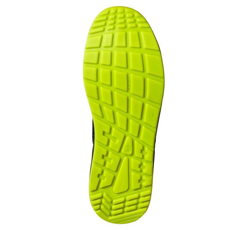 Полуботинки Капер с системой быстрой шнуровки, цв. чёрно-лаймовый, КП,ПУ/ПУ