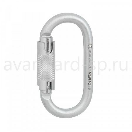 Карабин стальной Овал автомат с байонетной муфтой keylock 0010