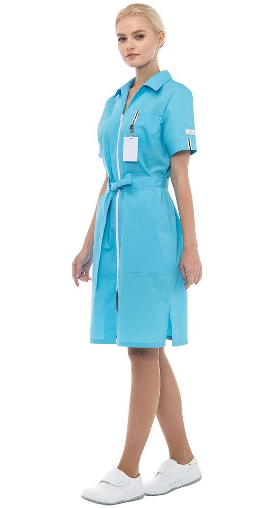 Халат женский Фиеста голубой